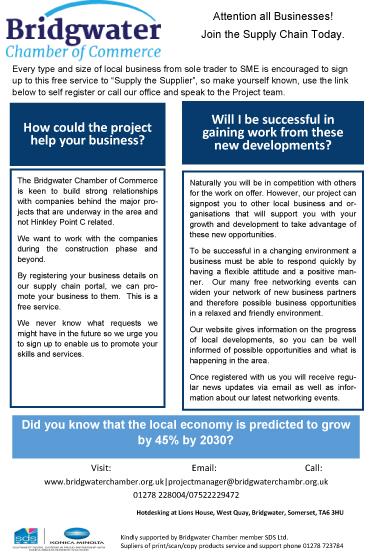 Projects Flyer A5 Sedgemoor