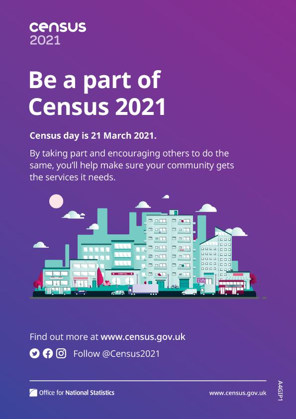 Census 2021 poster