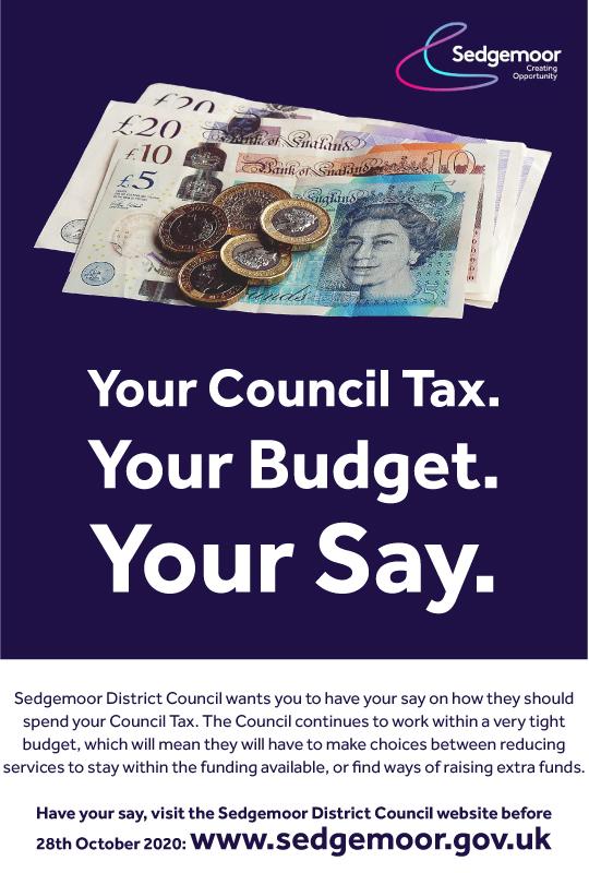 Budget consultation 2020 poster