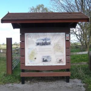 Information Board, Monmouth Road, courtesy Nigel Finch