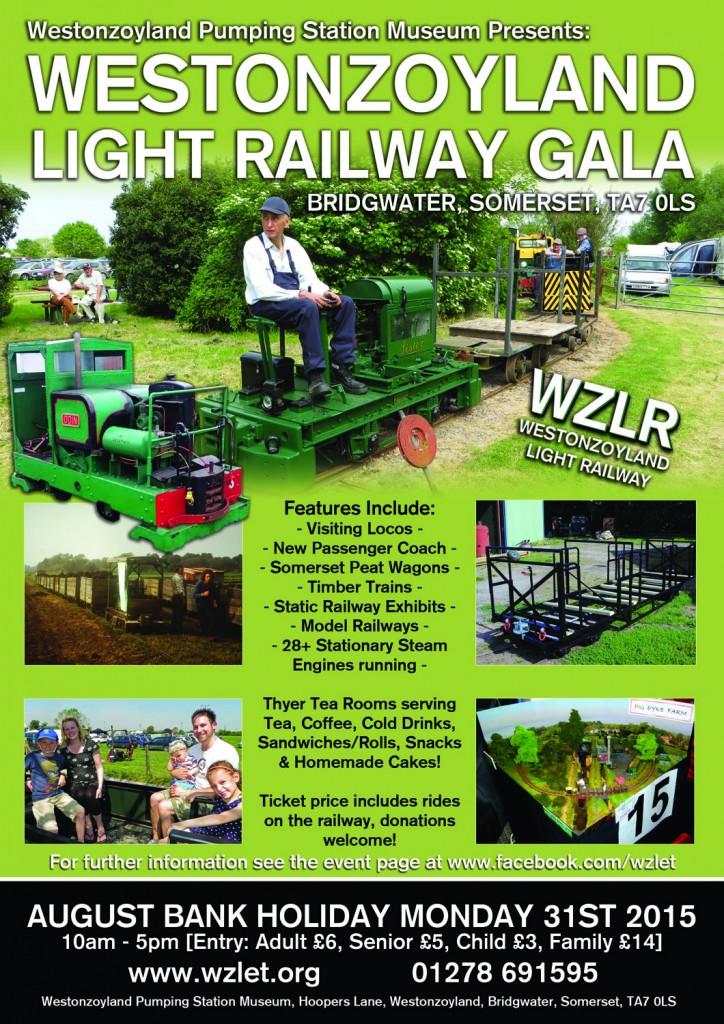 2015-08-31 Westonzoyland Poster - Railway Gala